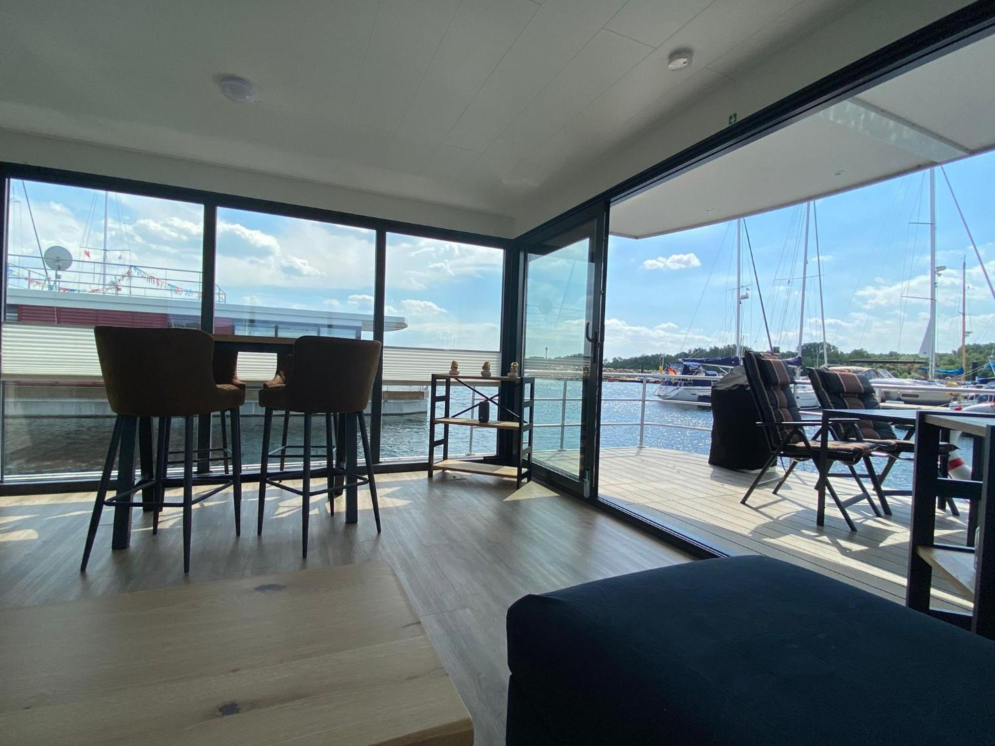 Urlaub Auf Dem Wasser Mit Einmaligen Ausblick - Well Hausboote Boltenhagen 10 Kültér fotó